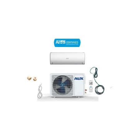 Aux Usa-116988 AUX Ductless Mini Split Air Conditioner w/ Heat Pump, 36000 BTU, 3 Ton, 230V, 25ft Lineset ASW-H36US/LFR1D1-US-B